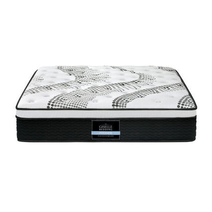 32cm Plush Euro Top Mattress Super King Supportive Comfortable Bed