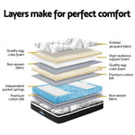 32cm Plush Euro Top Mattress Super King Supportive Comfortable Bed