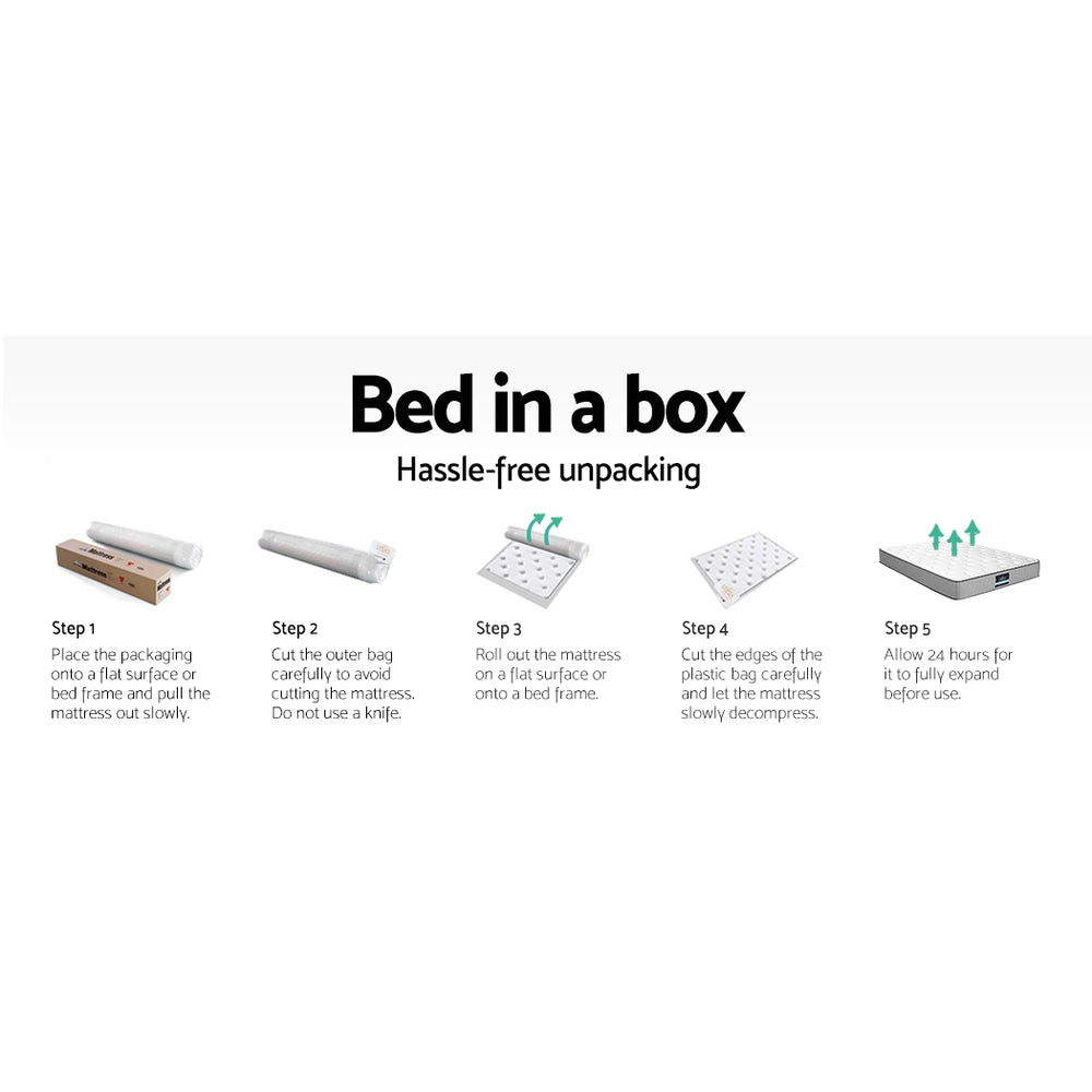 H&L 32cm Mattress Euro Top King/Double/Queen