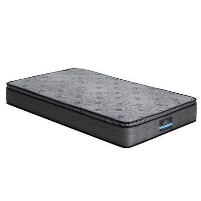 Giselle Bedding Single Mattress 26cm Enhanced 6-turn Pocket Spring for Isolate Motion with Reinforced Edge Support
