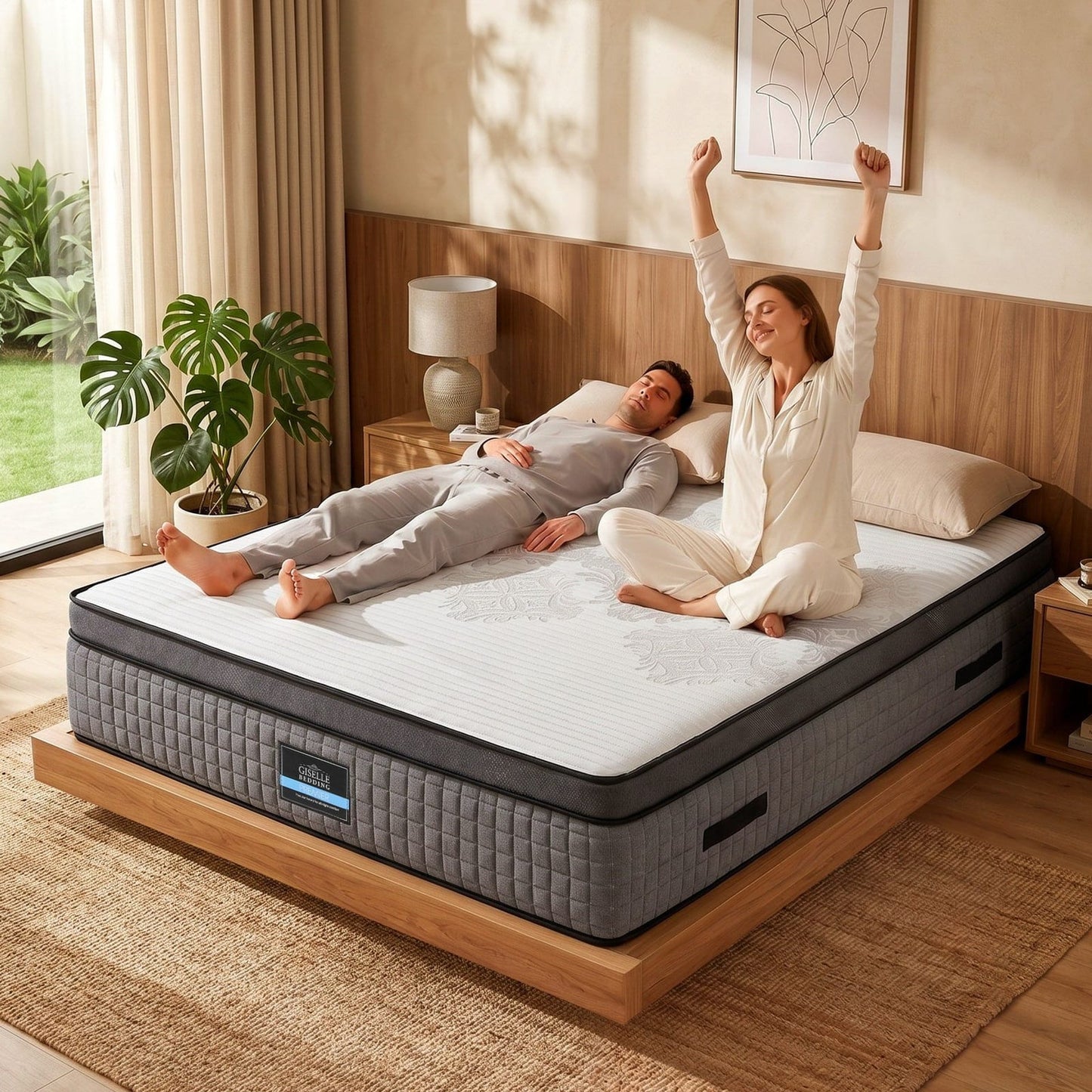 Double Mattress 37cm Dual-Zone Flippable | HomeAndLiving