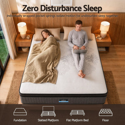 Double Mattress 37cm Dual-Zone Flippable | HomeAndLiving - 10