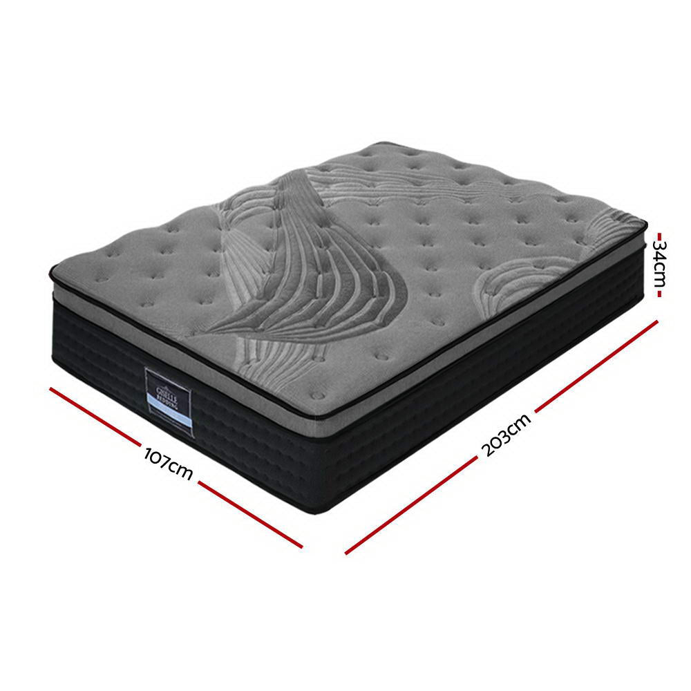 34Cm Mattress Bamboo Cover King Single
