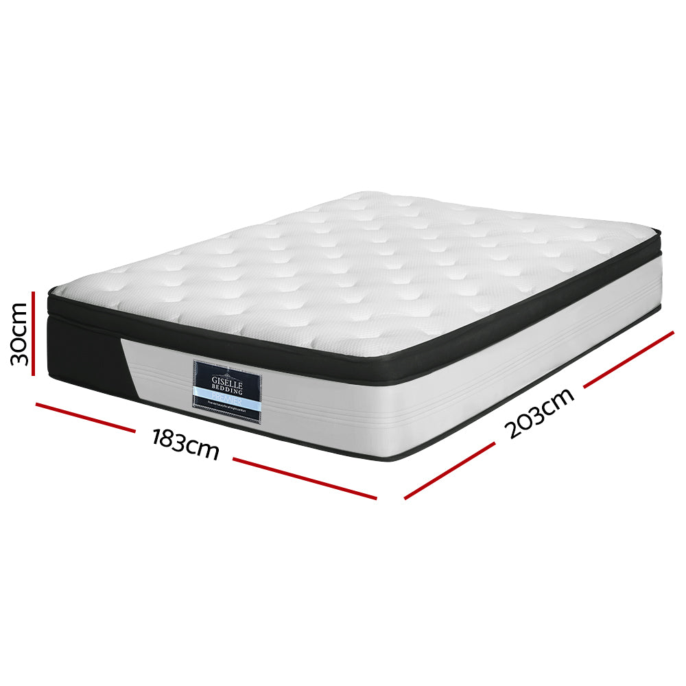 H&L 30cm Mattress Euro Top Double/Queen/King