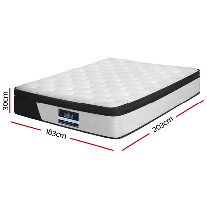 H&L 30cm Mattress Euro Top Double/Queen/King