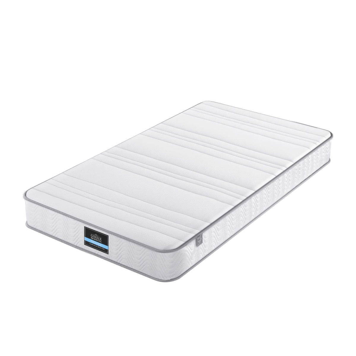 White mattress 107x203x20cm, rear view