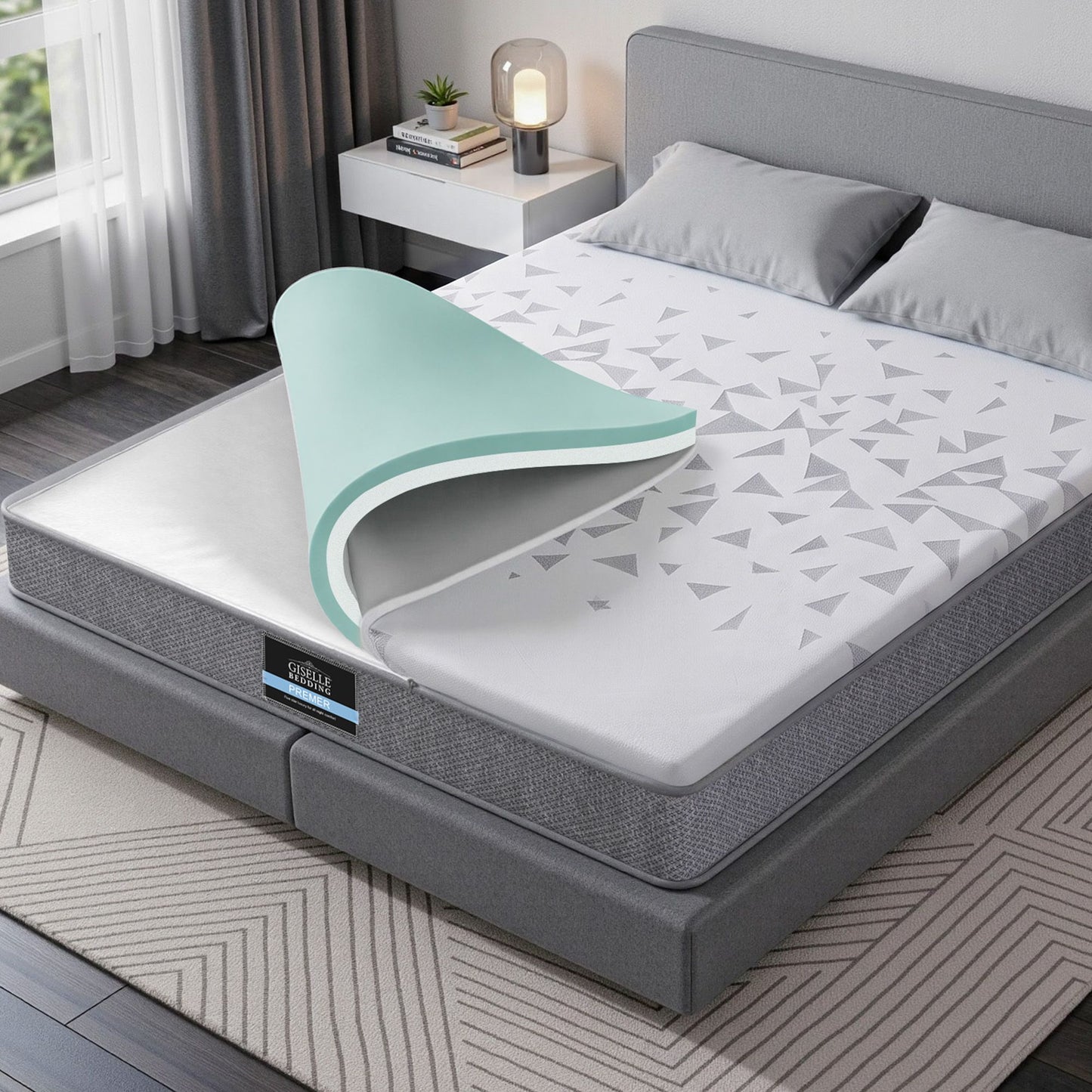 Double Mattress 23cm Pocket Spring Reversible | HomeAndLivin