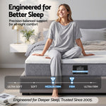 Double Mattress 23cm Pocket Spring Reversible | HomeAndLivin