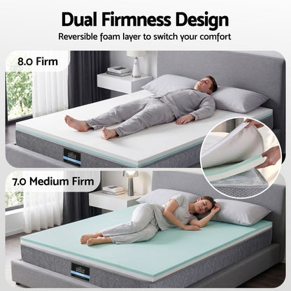 Double Mattress 23cm Pocket Spring Reversible | HomeAndLivin - 3