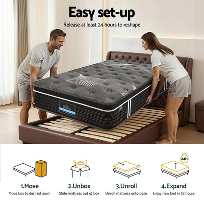 Black mattress 107x203x35cm, view 11