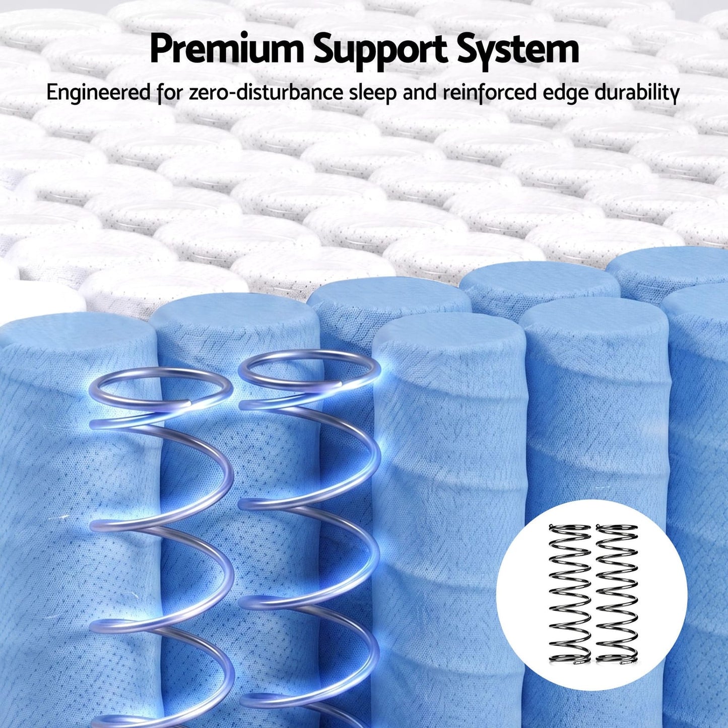 King Mattress 26cm Firm Pocket Spring | HomeAndLiving - 7
