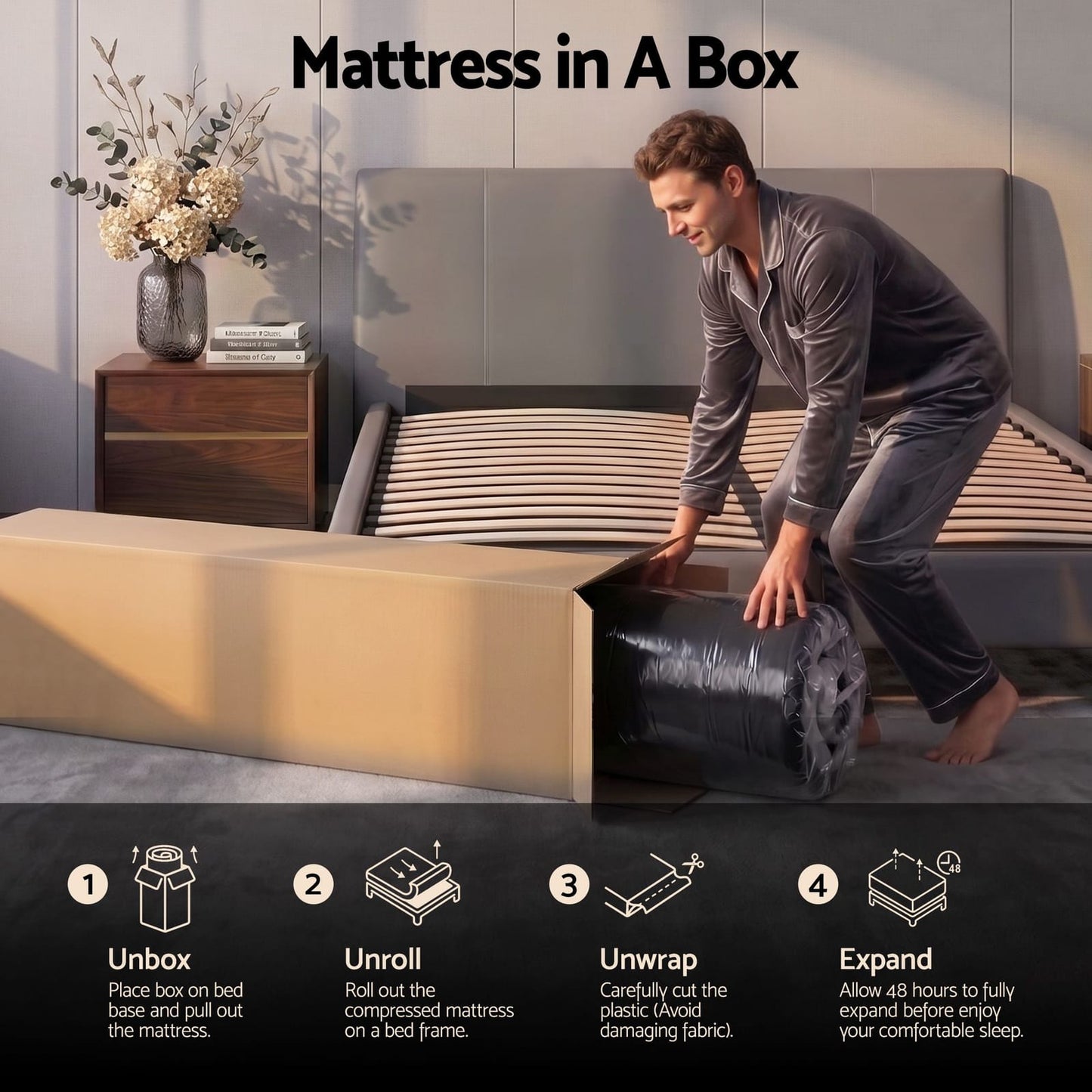 34cm Double Hybrid Mattress Cooling Gel | HomeAndLiving - 11