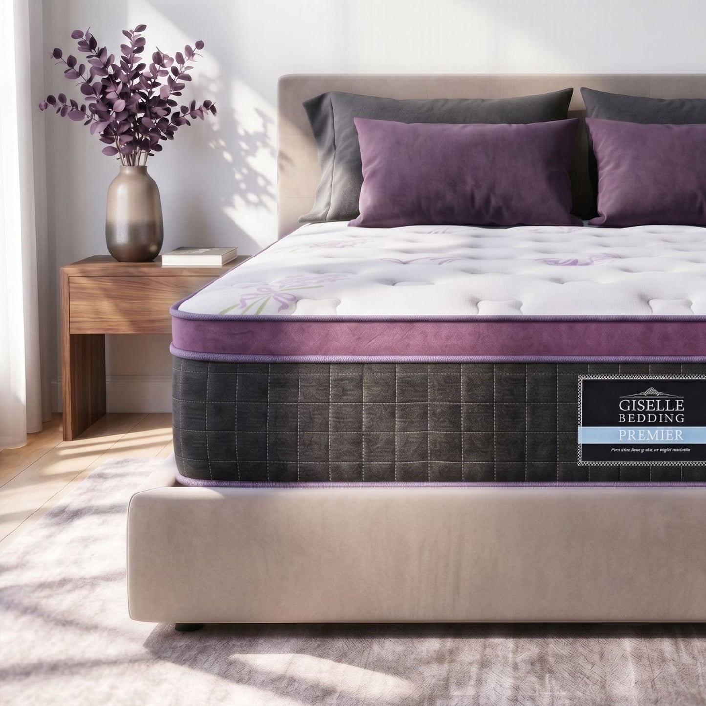Double Euro Top Pocket Spring Mattress | HomeAndLiving