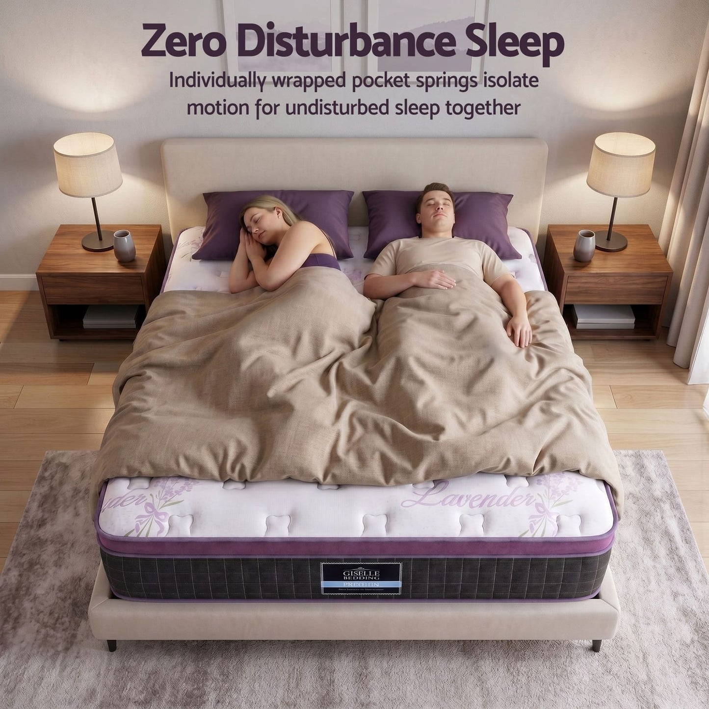 Double Euro Top Pocket Spring Mattress | HomeAndLiving - 9