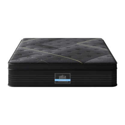 Black mattress 183x203cm, rear view