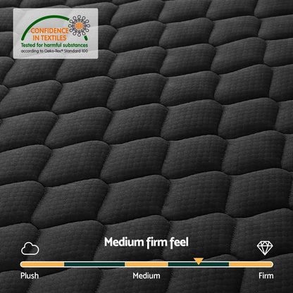 Black mattress 107x203x34cm