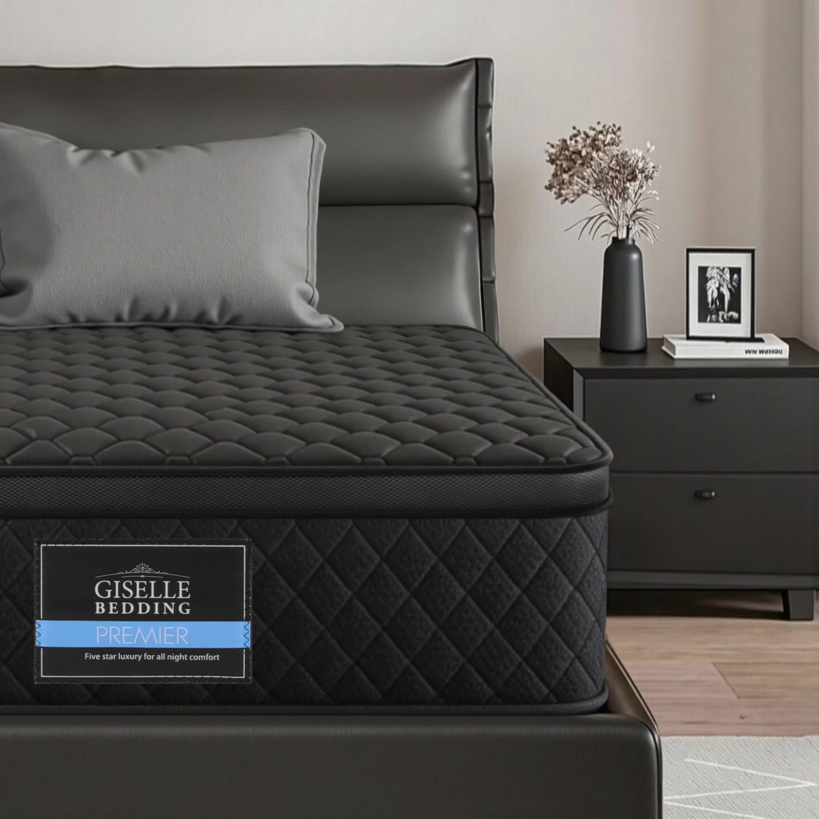 Black mattress 107x203x34cm, view 9