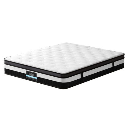 White mattress 153x203cm, side view