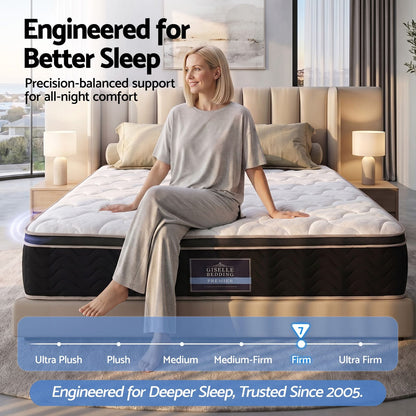 35cm Double Mattress Firm Pocket Spring | HomeAndLiving - 5