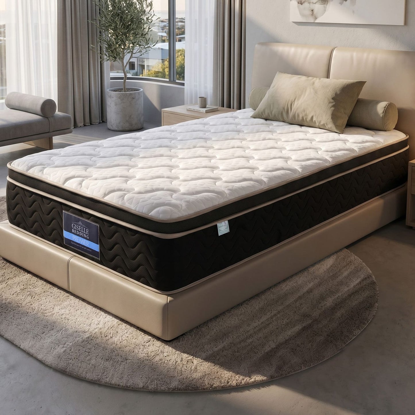 King Single Mattress 35cm Firm Pocket Spring | HomeAndLiving
