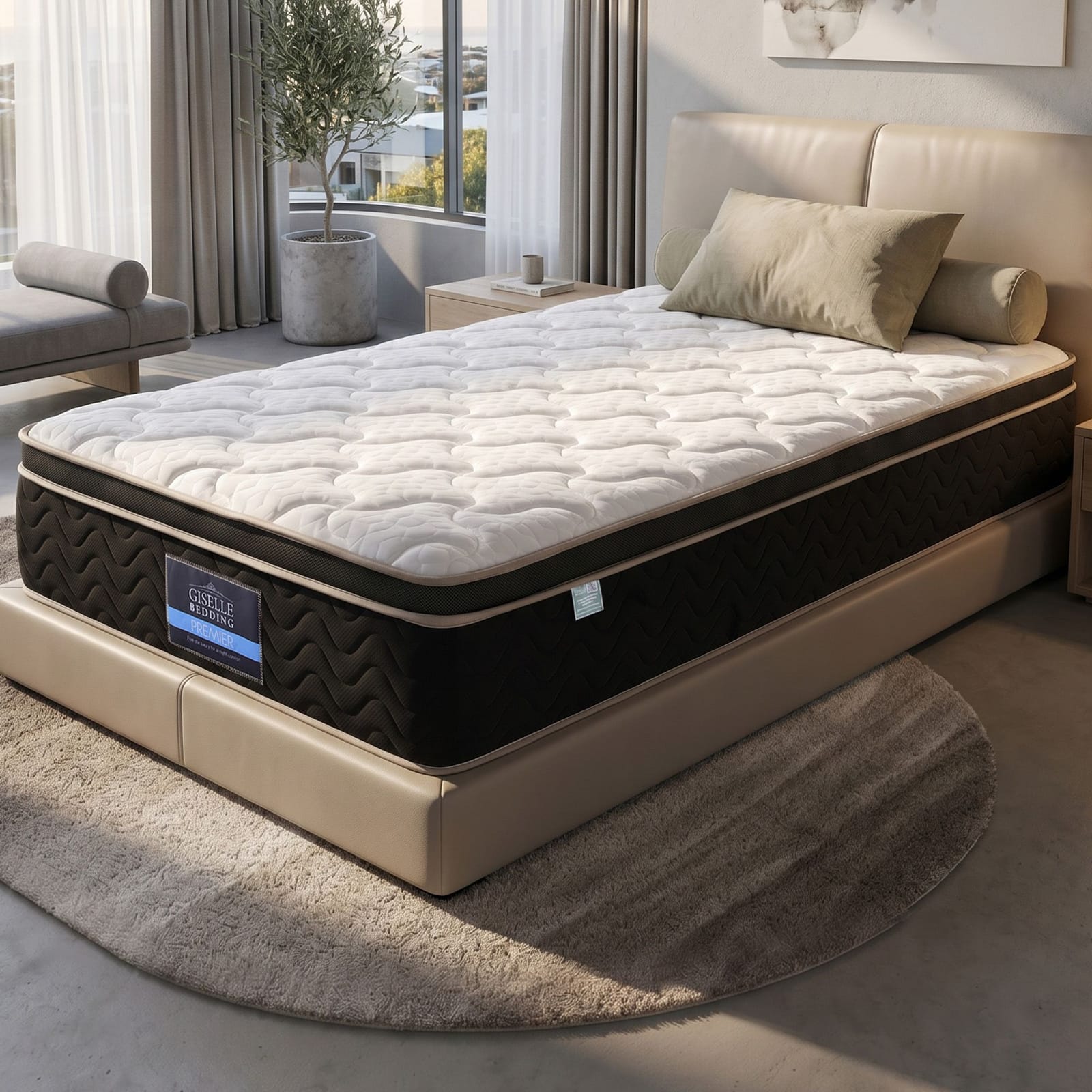 King Single Mattress 35cm Firm Pocket Spring | HomeAndLiving