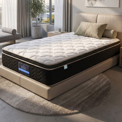 King Single Mattress 35cm Firm Pocket Spring | HomeAndLiving
