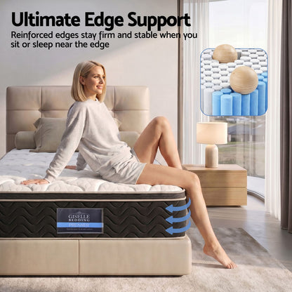 King Single Mattress 35cm Firm Pocket Spring | HomeAndLiving - 10