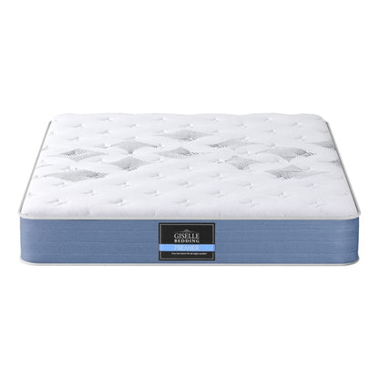 White mattress 183x203cm, in room setting