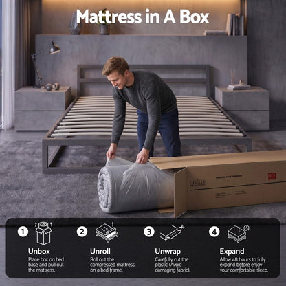 King Mattress 30cm Pocket Spring 5-Zone | HomeAndLiving - 11