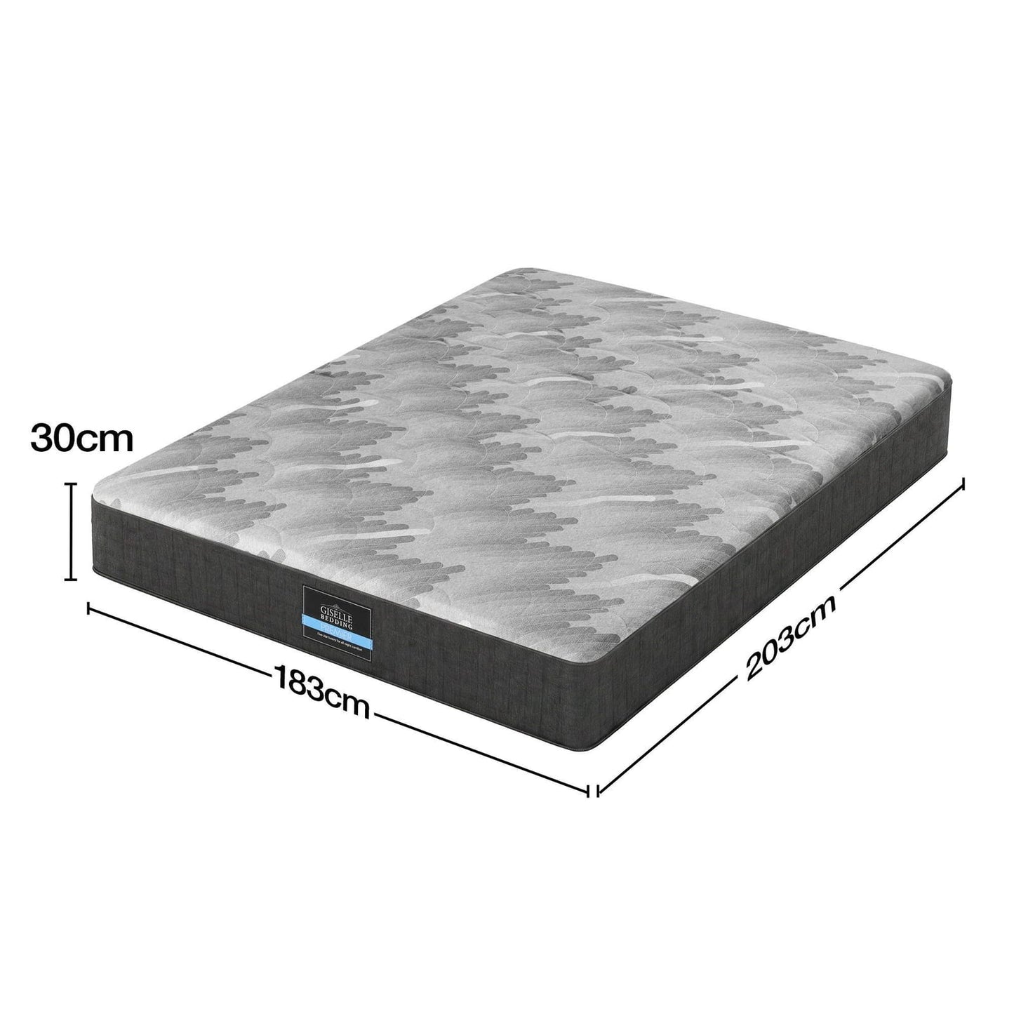 King Mattress 30cm Pocket Spring 5-Zone | HomeAndLiving - 3