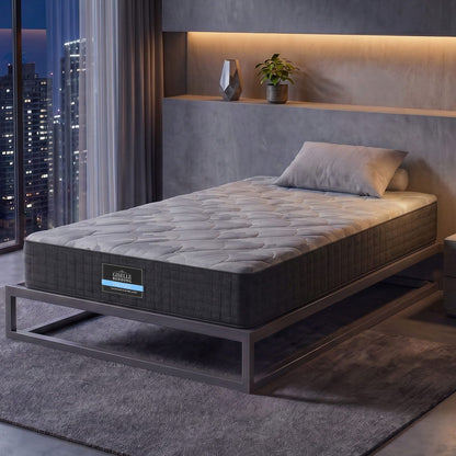 Grey mattress 107x203x30cm, view 8