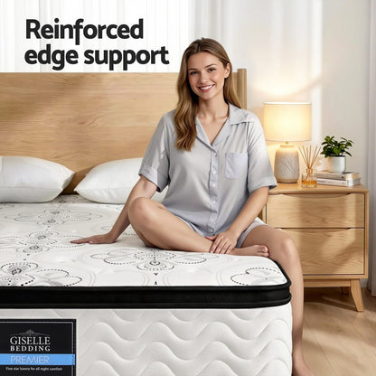 White mattress 137x190x30cm, view 11