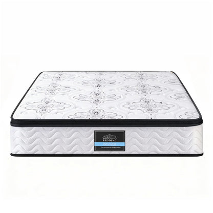 White mattress 137x190x30cm, in room setting