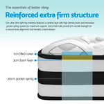 24Cm Mattress Super Firm Double