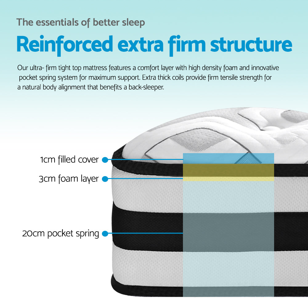 24Cm Mattress Super Firm King