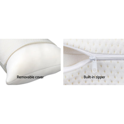 Memory Foam Pillow 19Cm Thick Twin Pack