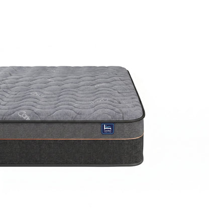 Grey mattress 203x183cm, rear view