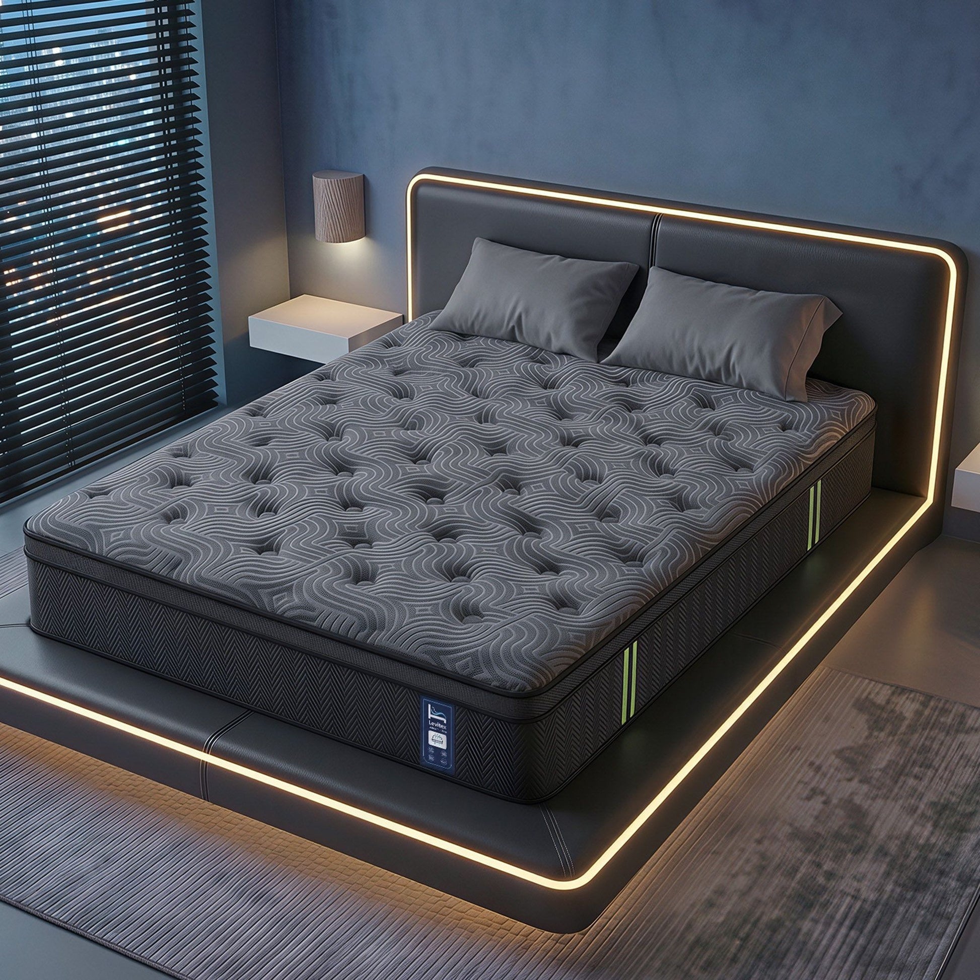 Double Mattress 34cm Hybrid Pocket Spring Gel | HomeAndLivin