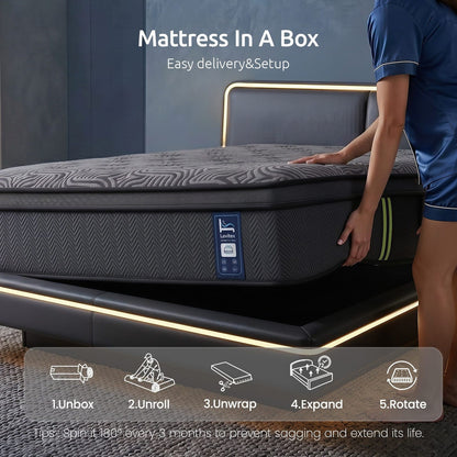 Grey mattress 203x105.5cm