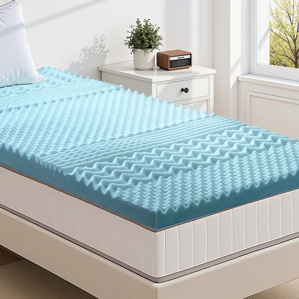 Memory Foam Mattress Topper 5cm Thick 203x107cm
