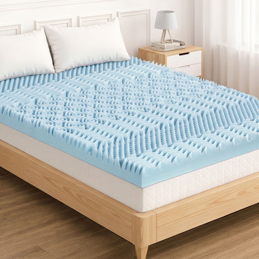 Giselle Bedding Memory Foam Mattress Topper 7-Zone 8cm King