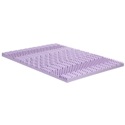 Memory Foam Mattress Topper Lavender 203x153cm