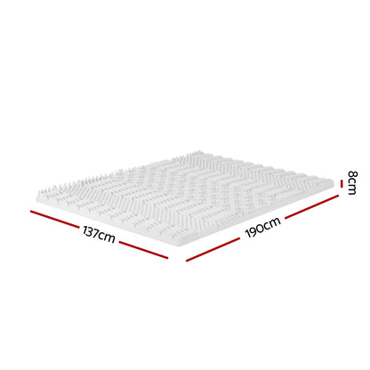 Elegant Memory Foam Mattress Topper - Double
