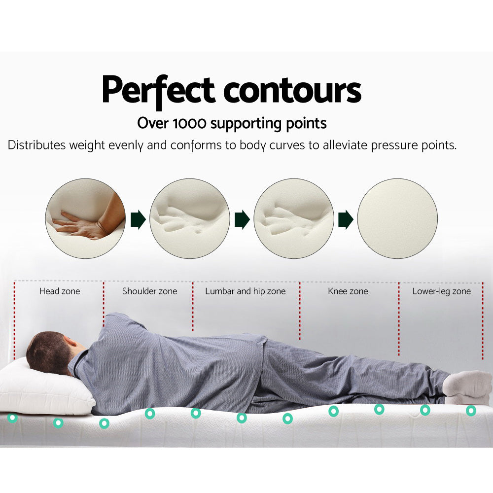 Memory Foam Mattress Topper 8Cm Double