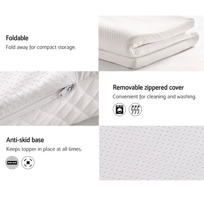 Memory Foam Mattress Topper 8Cm King