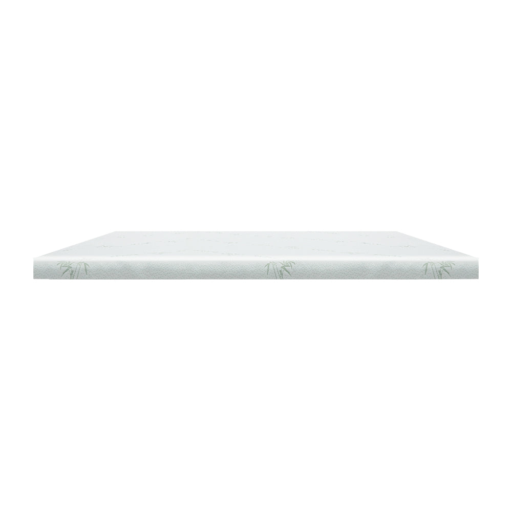 Cool Gel Memory Foam Mattress Topper Bamboo Cover 5cm - Single