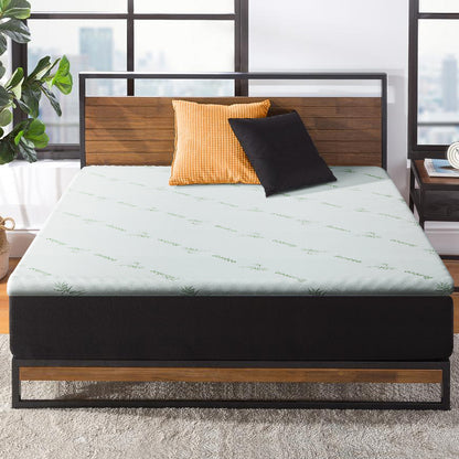 Cool Gel Memory Foam Mattress Topper Bamboo Cover 5cm - Single