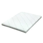 H&L Bedding cool Memory Foam Mattress Topper w/Bamboo Cover 8cm - King