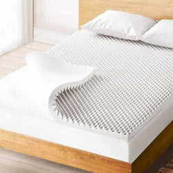 Giselle Bedding Double 5cm Egg Crate Foam Mattress Pad
