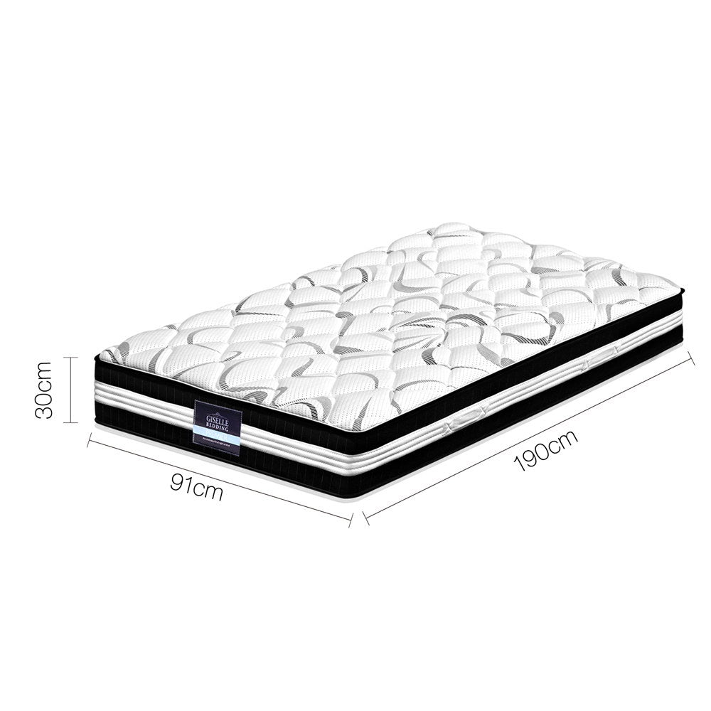 H&L Bedding Alzbeta Single Size Euro Spring Foam Mattress